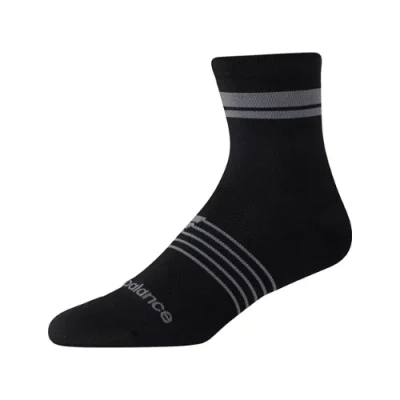 New Balance Unisex Pro Run Quarter Socks 1 Pair In Black