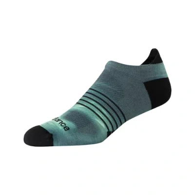 New Balance Unisex Pro Run Tab Socks 1 Pair, Nylon, Grösse M In Green