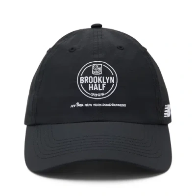 New Balance Unisex Rbc Brooklyn Half 6 Panel Run In Black