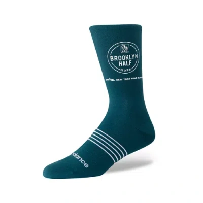 New Balance Unisex Rbc Brooklyn Half Crew Socks In Green