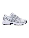 New Balance Unisex Retro-inspired Mesh Running Sneaker With Abzorb Cushioning In Silver