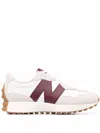 New Balance 327 Suede Sneakers In Bianco