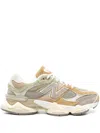 New Balance Womens 9060 Suede Low-top Trainers Beige Olivine In Verde