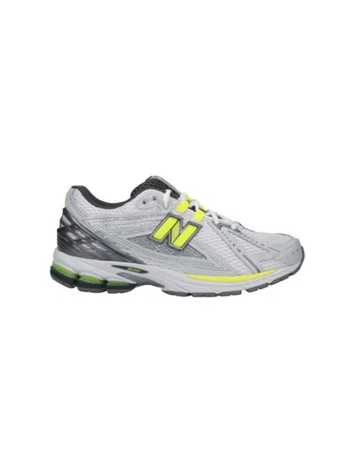 New Balance Unisex Synthetic Sneakers In Silver