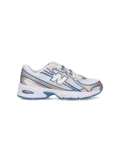 New Balance Unisex Synthetic-mesh Lightweight Sneakers In White