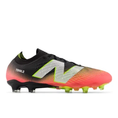 New Balance Unisex Tekela Pro Low Laced Fg V4+ Soccer Shoes In Black/red/orange