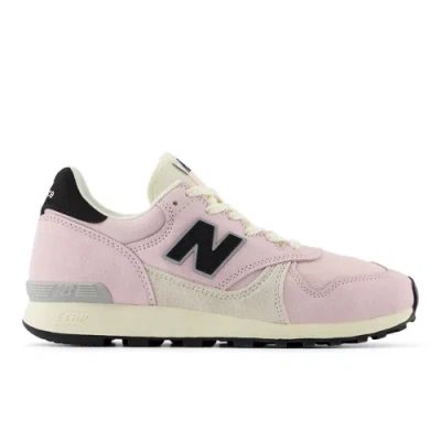 NEW BALANCE UNISEX U475 IN ROSA/SCHWARZ/BEIGE/GRAU, WILDLEDER/MESH, GRÖSSE 41.5