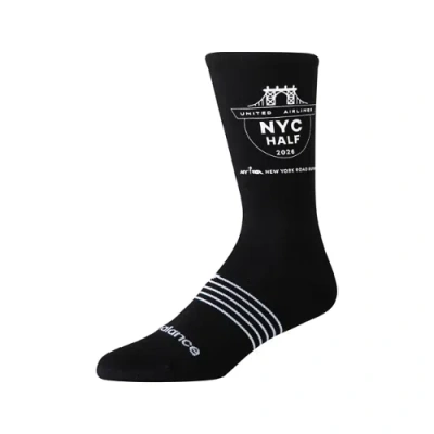 New Balance Unisex United Half Crew Sock In Black