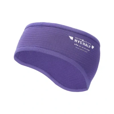 New Balance Unisex United Half Fleece Headband In Purple