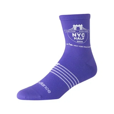 New Balance Unisex United Half Quarter Sock In Blue