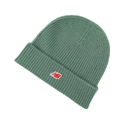 New Balance Unisex Winter Watchman Beanie Nb Patch In Green