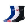 New Balance Unisex Youth Active Crew Socks 3 Pack
