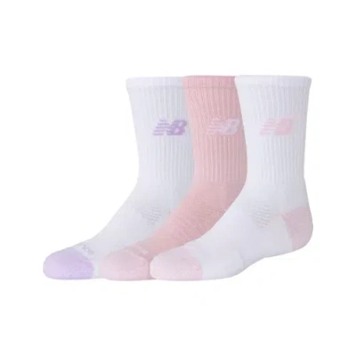 New Balance Unisex Youth Active Crew Socks 3 Pack