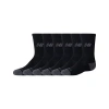 New Balance Unisex Youth Active Crew Socks 6 Pack In Black