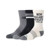 New Balance Unisex Youth Active Graphic Crew Socks 3 Pack In Print/pattern/misc