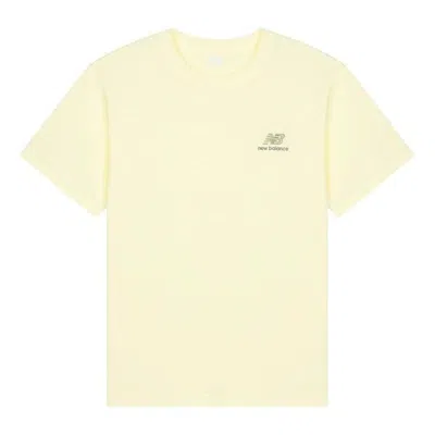 New Balance Unissentials Cotton T-shirt 'light Yellow'