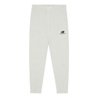 New Balance Unissentials French Terry Sweatpant 'sea Salt Heather' In Gray