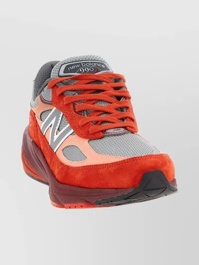 New Balance Modern Sneakers With Padded Collar And Mesh In Red