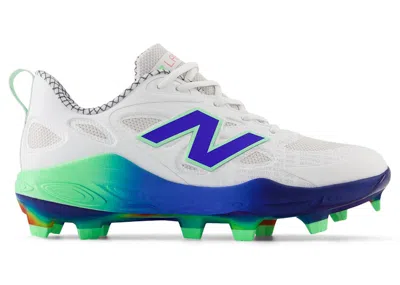 Pre-owned New Balance Velo V4 Molded Lab Work (women's) Sneakers In White/bright Lapis In Blue