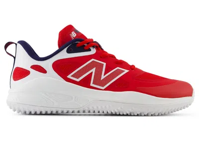 Pre-owned New Balance Velov4 Turftrainer (women's) Sneakers In Team Red/white/team Royal