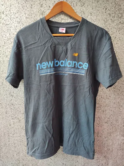 Pre-owned New Balance Vintage  T Shirt In Gray