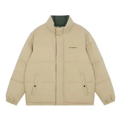 New Balance Warm And Windproof Sports Down Jacket 'beige Grey' In Neutral