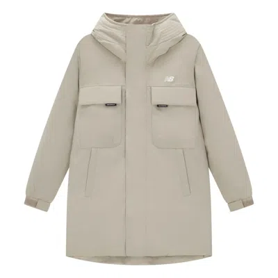 New Balance Warm Down Cargo Jacket 'beige' In Neutral