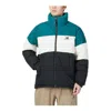 New Balance Warm Down Jacket 'black White Blue' In Multi