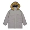 New Balance Warm Hooded Coat 'grey' In Gray