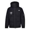 New Balance Warm Hooded Down Jacket 'black White'