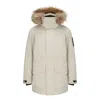 New Balance Warm Hooded Down Jacket 'white' In Neutral
