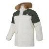 New Balance Warm Hooded Down Jacket 'white Black'