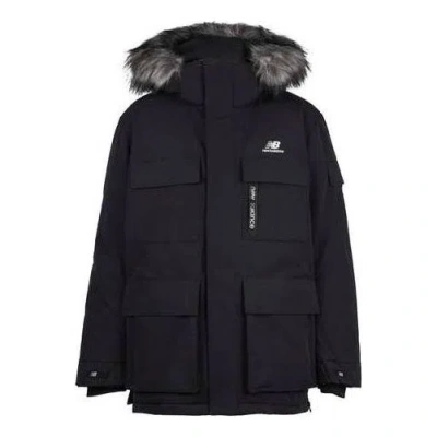 New Balance Warm Long Down Jacket 'black'