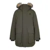 New Balance Warm Long Down Parka 'olive Green'