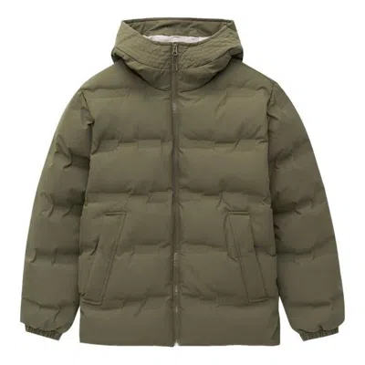 New Balance Kids'  Warm Puffer Jacket 'olive Green'