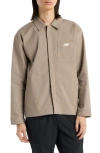 New Balance Water Repellent Cotton Blend Twill Coach's Jacket