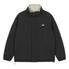 New Balance Waterproof Warm Jacket 'black Grey' In Black