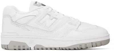 New Balance White 550 Sneakers In White/white