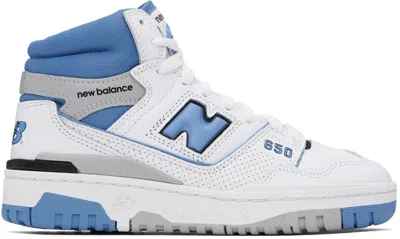 New Balance White & Blue 650 Sneakers In Multi