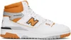 New Balance Sneakers Alte 650 In White/canyon