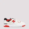 NEW BALANCE WHITE AND RED 550 PREMIUM LEATHER trainers