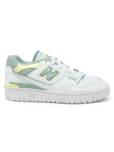 New Balance White Leather Sneaker