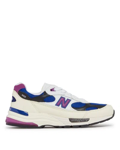 New Balance White Made In Usa 992 Sneakers In Multi