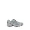 New Balance White Polyurethane Athletic Sneakers In Gray