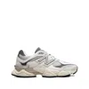 New Balance Mens Seasalt Castlerock 9060 Leather And Mesh Low-top Trainers In White