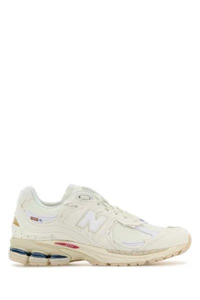 New Balance White Suede And Mesh 2002r Sneakers