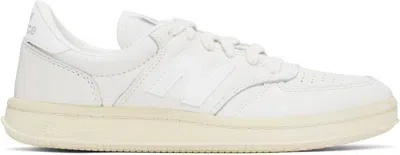New Balance T500 Tennis Sneaker In Sea Salt/white