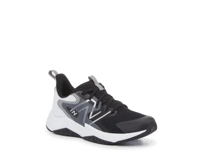New Balance Wide Width Rave Run V2 Sneaker Kids' In Black