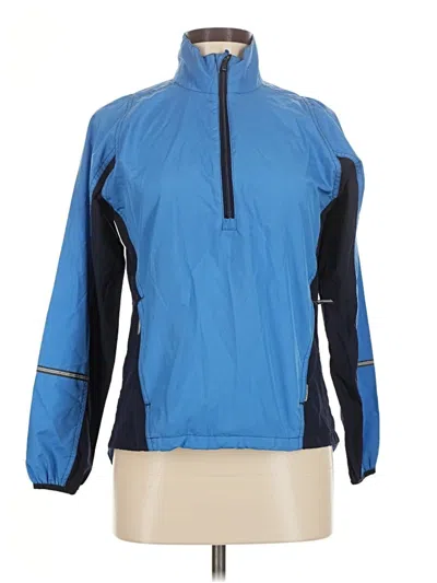 Pre-owned New Balance Windbreaker Jacket In Blue