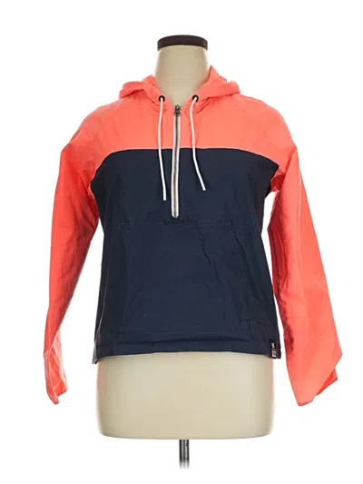 Pre-owned New Balance Windbreaker Jacket In Orange